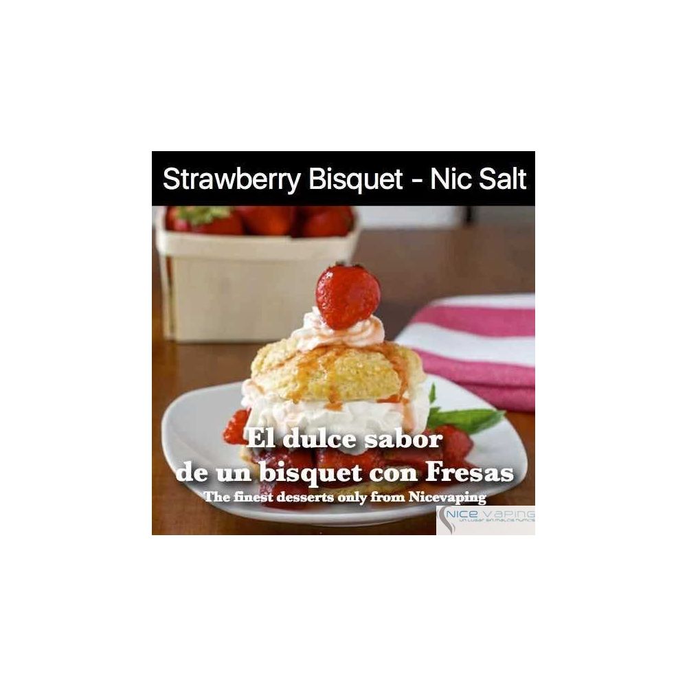 Strawbewrry Biscuit - Nic Salt