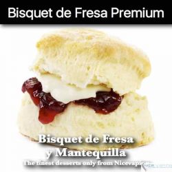 Bisquet con Fresa