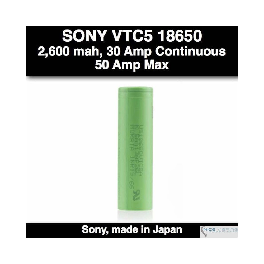 Sony VTC-5 30A 2600 ma