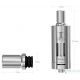 Delta II by Joyetech SS & Black-3.5ml-20-45 Watts