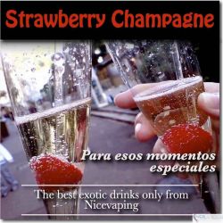 Champagne con Fresa