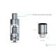 Smok TFV4 MINI Kit Completo 5 ml, 40-140W, Acero o Negro