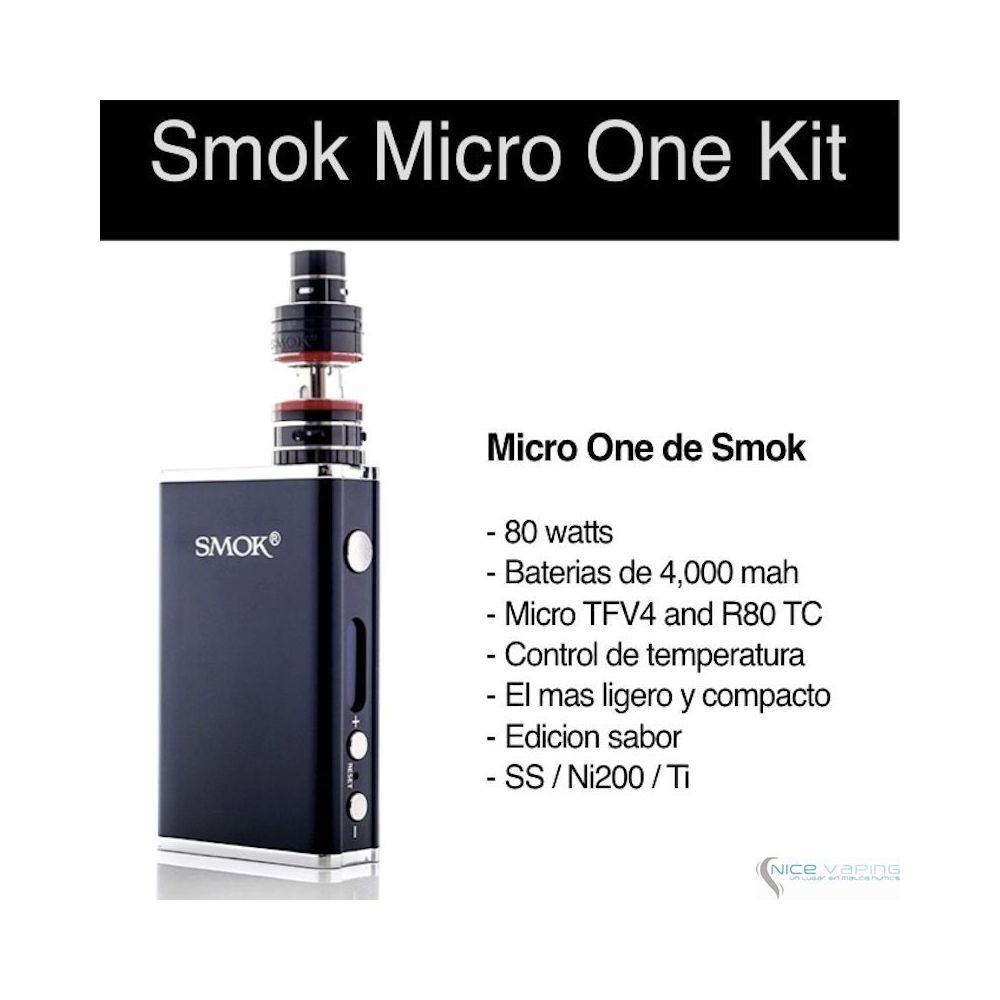 SMOK Micro ONE 80W- TC, 2.5 & 3.5 ml