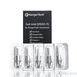 VOCC-T Kangertech Japanese Cotton Coil (Double coil)  Top Evod-1.8 Ohms- Protank