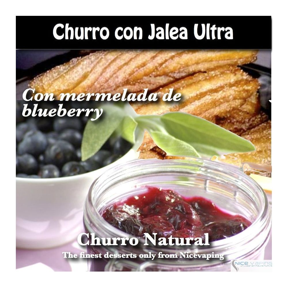 Churro con Mermelada de Blueberry Ultra