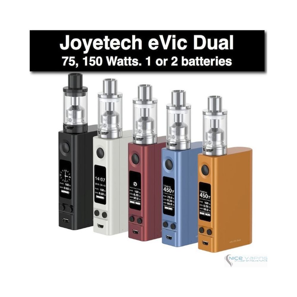 eVic VTC Dual ULTIMO KIT 75, 150W by Joyetech, Actualizable