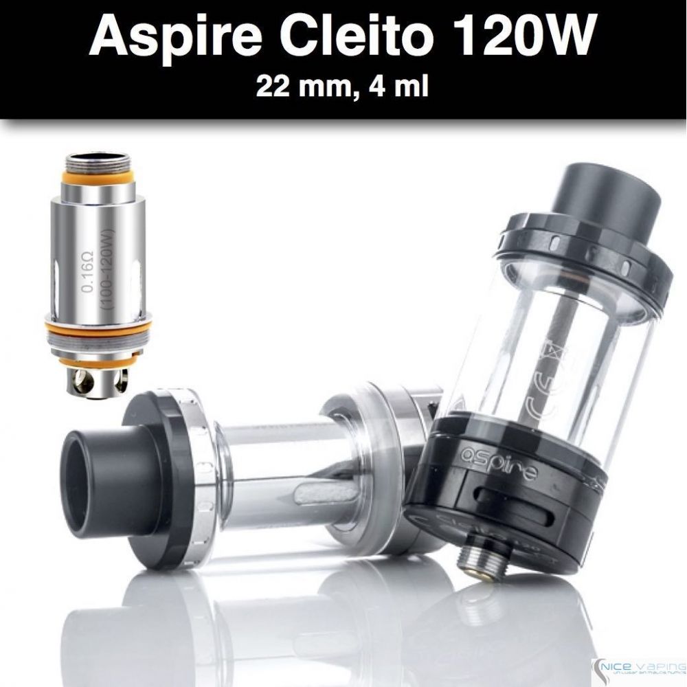 Aspire Cleito 120W @4 ml,