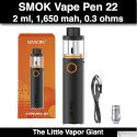 Smok Pen 22 kit @2ml, 1650 mah