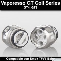 Vaporesso Coil NRG GT Series - Revenger, Switcher, Swag,  SKY SOLO & PLUS