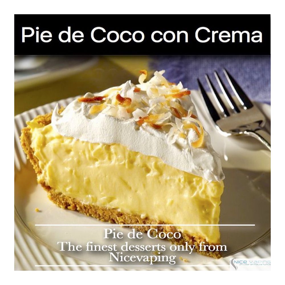 Pie de Coco con Crema Premium