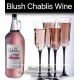 Blush Chablis Wine Premium