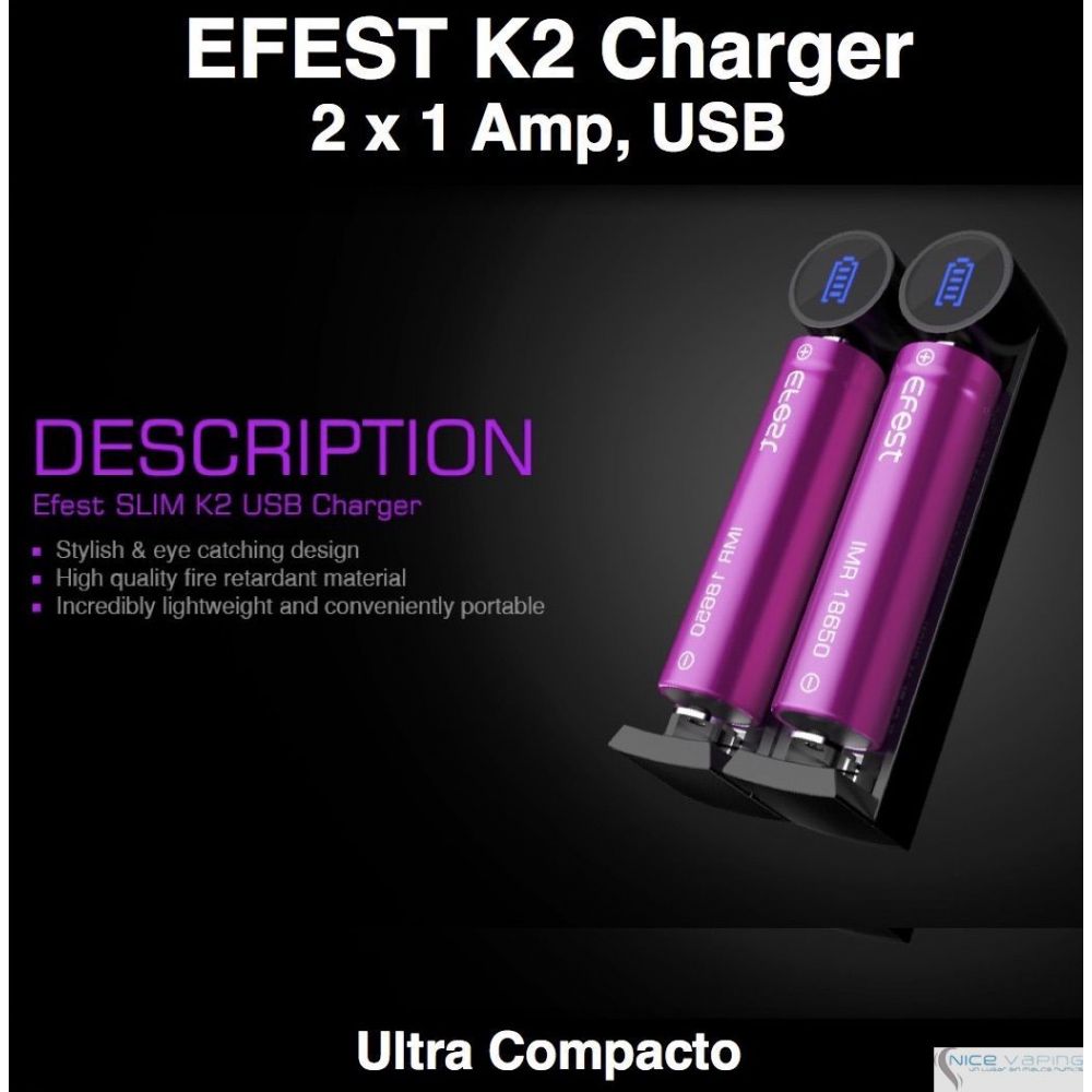 Efest Slim K2 Charger