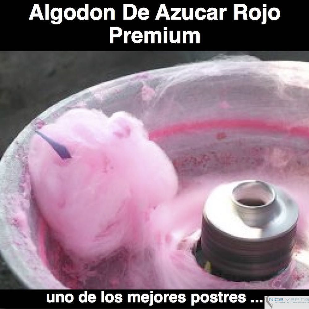 Algodon de Azucar Cereza Premium